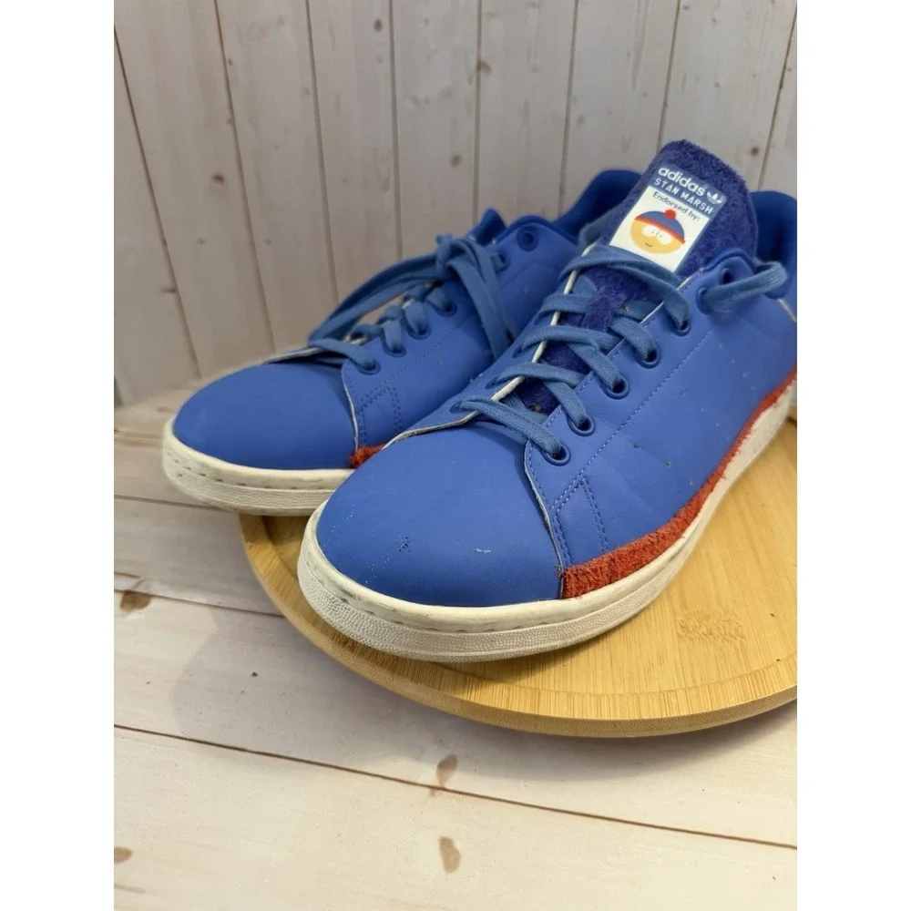 Adidas Stan Smith x South Park Sneakers Sz 10.5 Stan Marsh Blue White Red GY6491